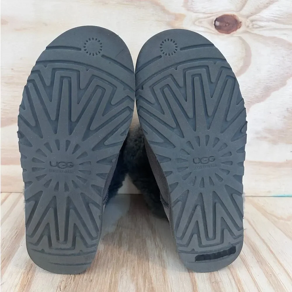 UGG Australia - Bailey Button Bling - Boots - Gray - Women's - 6 - S/N 3349